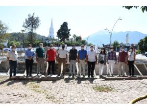 Kemer’de Atatürk Parkı projesinin temel atma töreni yapıldı