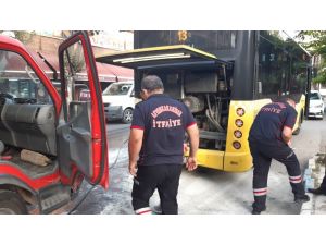 Otobüs Şoförünün Dikkati Faciayı Önledi