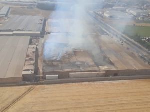 Kahramanmaraş’ta Tekstil Fabrikasında Yangın