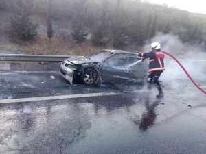 Yanan Araç Kullanılmaz Hale Geldi