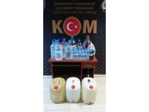 Hatay’da Kaçak İçki Operasyonu