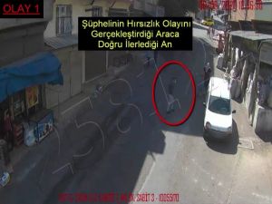 Güpegündüz Hırsızlık Anı Kamerada