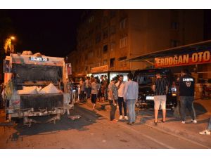 Freni Boşalan Kamyon 8 Otomobile Çarptı