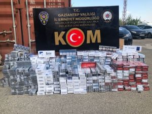 Gaziantep’te 4 Bin 540 Paket Kaçak Sigara Ele Geçirildi