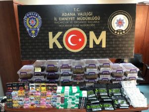 Adana’da 340 Bin Liralık Kaçak Ürün Ele Geçirildi