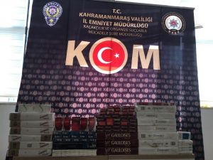 Kahramanmaraş’da Kaçak Sigara Operasyonu