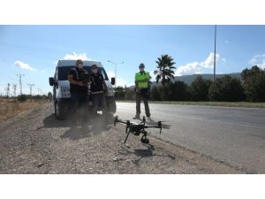 Kırmızı Işığı Geçtiler Drone’a Yakalandılar