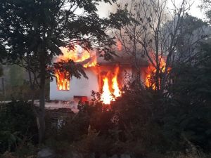Ankara’da Gecekondu Yangını