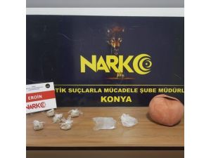 Konya’da Eroin Ve Esrar Ele Geçirildi