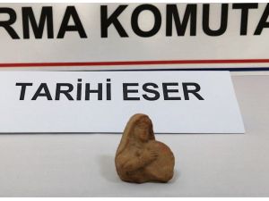 Kahramanmaraş’ta Demir Çağı’na Ait Heykelcik Ele Geçirildi