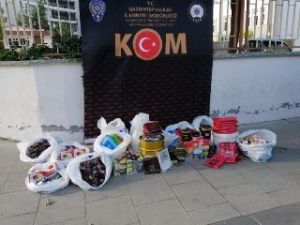 Gaziantep’te 182 Kilo Gümrük Kaçağı Nargile Tütünü Yakalandı