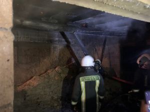 Isparta’da Korkutan Samanlık Yangını