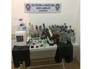 Antalya’da sahte içki operasyonu