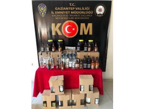 Gaziantep’te Kaçak Ve Sahte Alkol Operasyonu