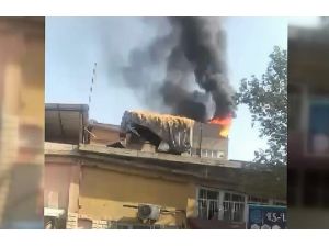 Kahramanmaraş’ta Fabrika Yangını