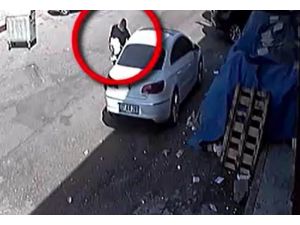 Hırsız Önce Kameraya Sonra Polise Yakalandı