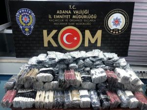 Adana’da Kaçak İçki Ve Tütün Ele Geçirildi