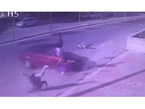 Baba Ve Oğlunun Öldüğü Kaza Kamerada