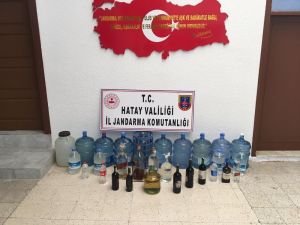 Hatay’da Kaçak İçki Operasyonu