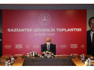 Bakan Soylu Gaziantep’te Güvenlik Toplantısına Katıldı