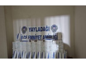 Hatay’da Kaçak Sigara Operasyonu