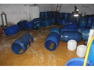 7 Bin 300 Litre Sahte İçki Ele Geçirildi