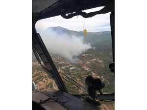 Mersin’deki Orman Yangını Sürüyor