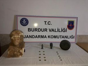 Burdur’da 17 Parça Tarihi Eser Ele Geçirildi