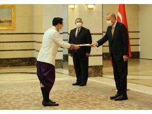 Cumhurbaşkanı Erdoğan, Kamboçya Büyükelçisini Kabul Etti