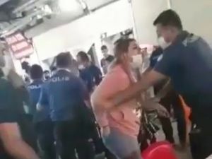 Maske Cezası Yazmak İsteyen Polise Yumruk Atan Evli Çift Gözaltına Alındı