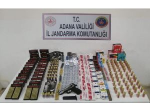 Adana’da Cinsel İçerikli Ürün Ve Fişek Ele Geçirildi