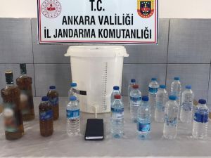 Ankara Jandarmasından Kaçak Ve Sahte İçki Operasyonu