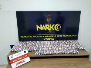Konya’da 6 Bin 223 Uyuşturucu Hap Ele Geçirildi