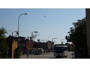 Esnaf Droneli Denetimi Film Gibi İzledi