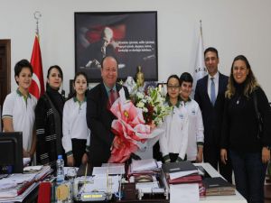 Dr. Fevzi-mürüvet Uğuroğlu Ortaokulu’ndan Başkan Özakcan’a Ziyaret