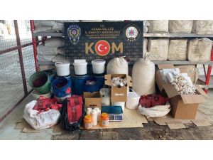 Adana’da Nargile Tütünü İmalathanesine Baskın