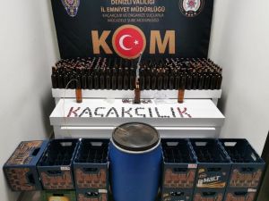 Evini Sahte Alkol Üretim Atölyesine Çevirdi