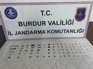 Burdur’da 79 Parça Tarihi Eser Ele Geçirildi