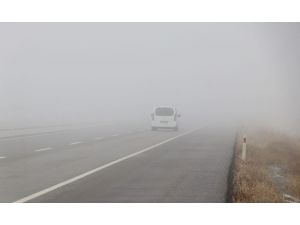 Konya’da Sis Trafiği Olumsuz Etkiledi