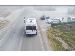 Ehliyetsiz Sürücüyü Jandarma Drone İle Havadan Böyle Yakaladı