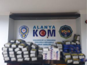 Alanya’da kaçak tütün operasyonu