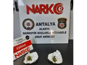Alanya’da uyuşturucu operasyonu