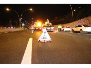 Ankara’da Uygulama Noktasında Zincirleme Kaza: 1’i Ağır 4 Yaralı
