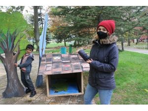 Kullanamadıkları Dekorları Sokak Hayvanları İçin Kulübeye Dönüştürdüler