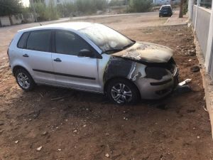 Eski sevgilisinin otomobilini yakan zanlının tehdit içerikli sözleri pes dedirtti