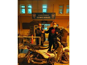 Çalınan Motosiklet Sahibine Teslim Edildi