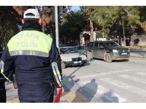 Burdur’da Trafik Ekipleri Dronla Denetim Yaptı