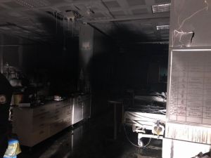 Patlamanın Olduğu Yoğun Bakım Ünitesi Görüntülendi