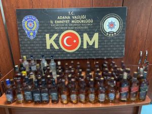 Sahte İçki Yapımında Kullanılan 180 Litre Etil Alkol Ele Geçirildi