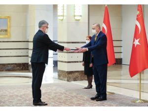 Cumhurbaşkanı Erdoğan, Slovakya Büyükelçisini Kabul Etti